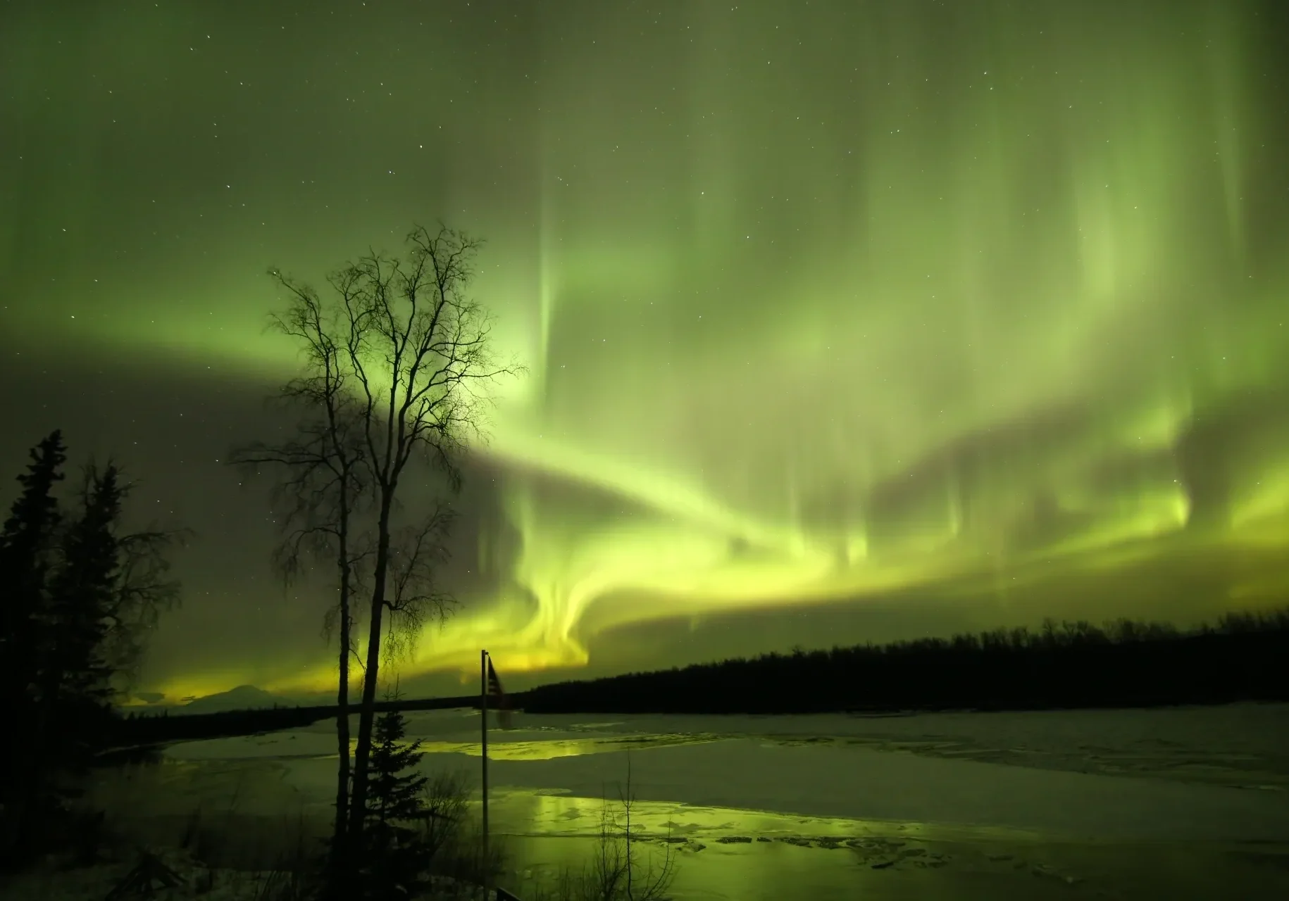 Northern Lights swirl